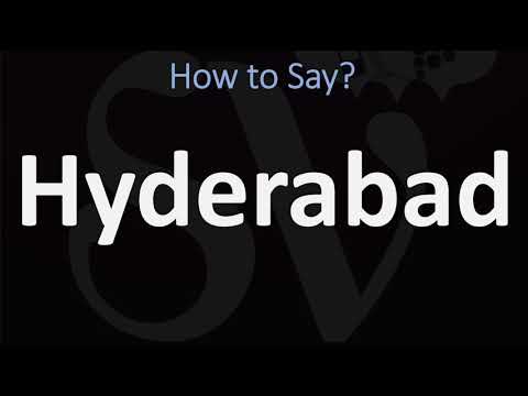 How to Pronounce Hyderabad? (CORRECTLY)