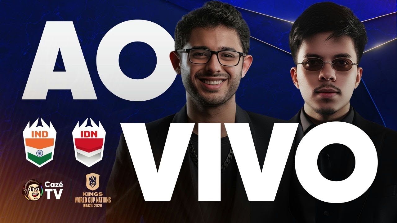 AO VIVO: ÍNDIA X INDONÉSIA | COPA DO MUNDO KINGS LEAGUE 2026 | 1ª RODADA