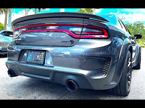 BRAND NEW HELLCAT WIDE BODY Dodge Charger Borla Atak Exhaust installed + air intake