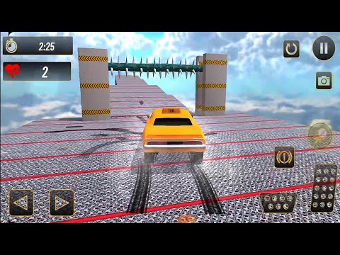 Real Taxi Car Stunts 3D Impossible Ramp Car Stunt Game car drive game Android GamePlay  part # 3