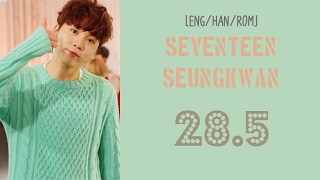 [ENG/HAN/ROM] SEVENTEEN Seungkwan - 28.5 [COVER]