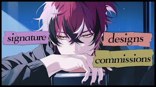 DESIGNING PERSONAL SIGNATURES FOR YOU! (3)【NIJISANJI EN | Doppio Dropscythe】