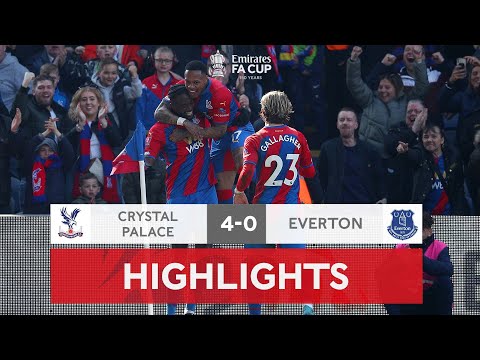 Dominant Palace Ends Everton's Cup Run | Crystal Palace 4-0 Everton | Emirates FA Cup 2021-22