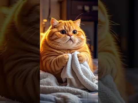 Cat Ai animated video Cat funny video #funny #pets #cat #adoptcat #mycat #airport