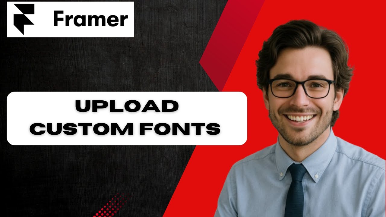 How to upload Custom Fonts in Framer (full guide)