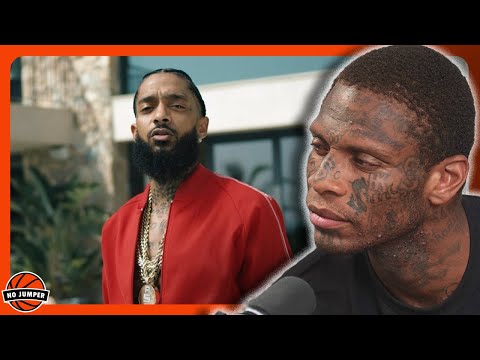 Stu Boy Blue Breaks Down Crying Talking about Nipsey's Death