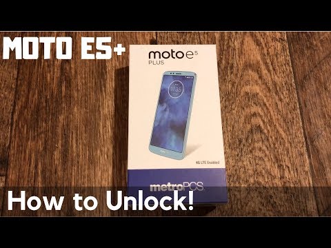 How to unlock the Moto e5 plus