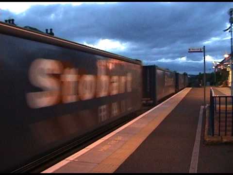 DRS 66s on 4N47 Inverness Grangemouth 66423 66413