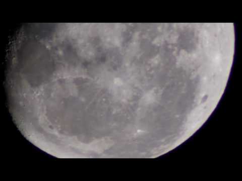 Pentax QS1+Opteka800mm. THE MOON. 3760mm focal length.. manual settings