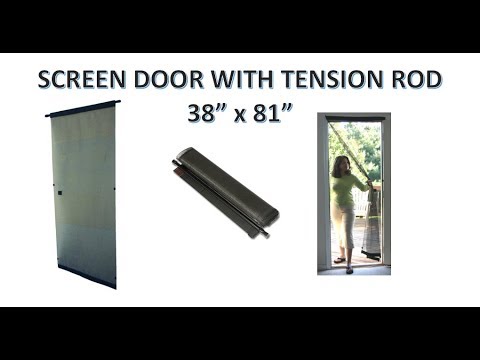 image-How high should a curtain rod be above a sliding glass door? 