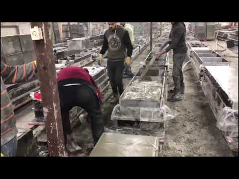Foam concrete production