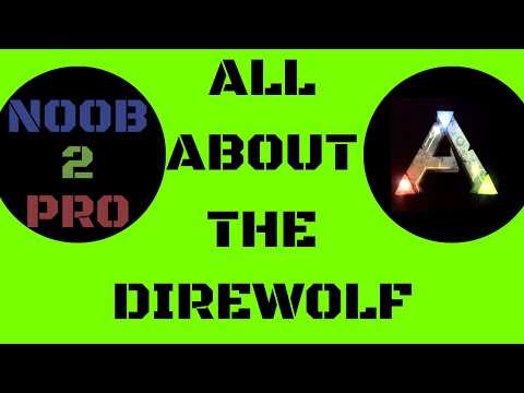 ALL ABOUT THE DIREWOLF - ARK: SURVIVAL EVOLVED
