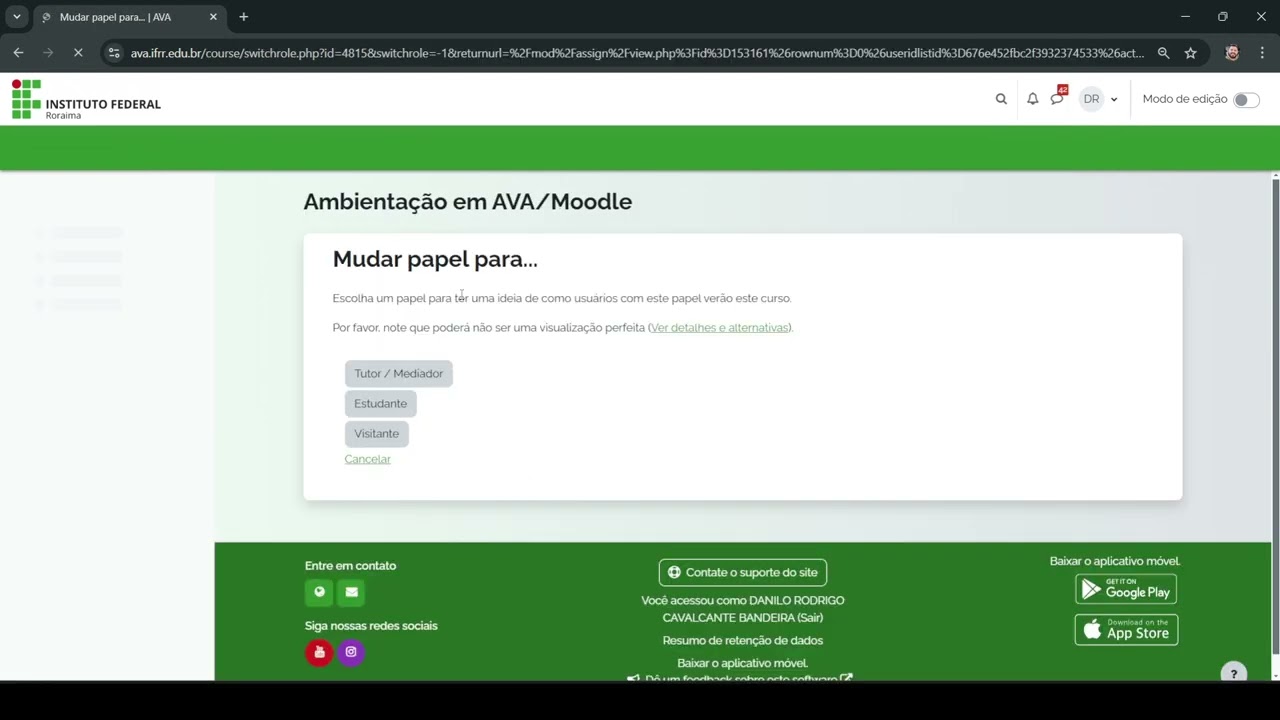 Aula 2  - Atividades do AVA/Moodle