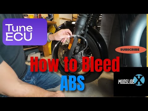 How to bleed ABS brakes on a motorcycle