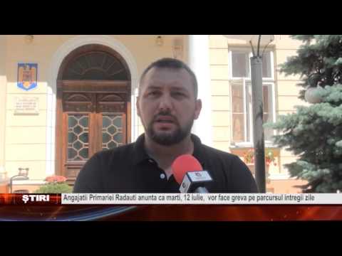 Angajatii Primariei Radauti anunta ca marti, 12 iulie,  vor face greva pe parcursul intregii zile