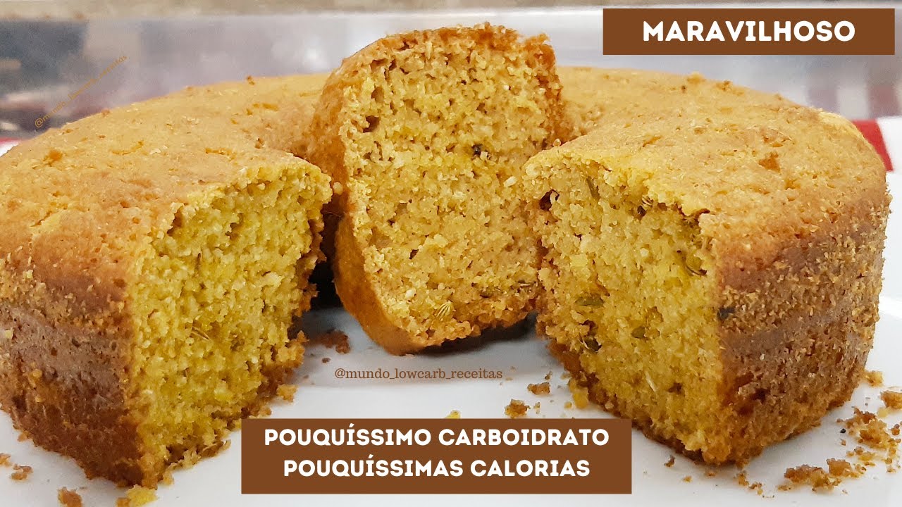 O MELHOR E MAIS DELICIOSO BOLO LOW CARB FITNESS [ BOLO Fake de FUBÁ ]