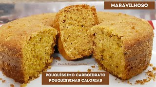 O MELHOR E MAIS DELICIOSO BOLO LOW CARB FITNESS [ BOLO Fake de FUBÁ ]