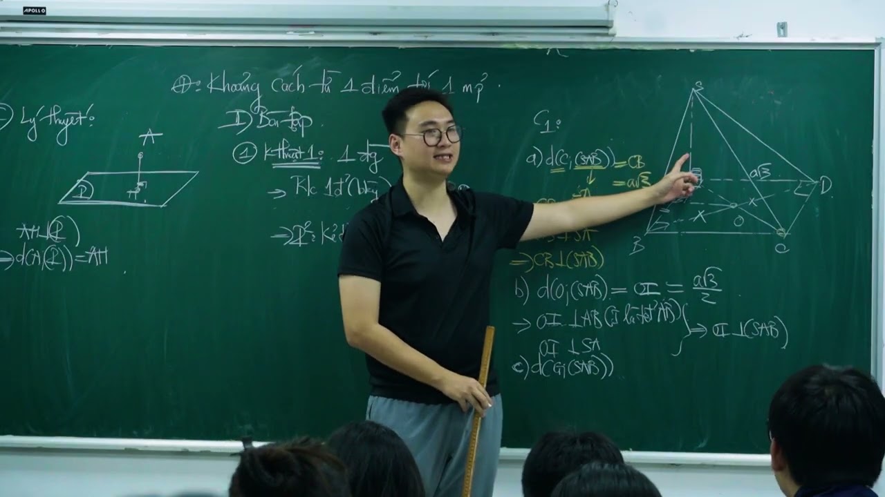 KHOẢNG CÁCH TỪ 1 ĐIỂM TỚI 1 MẶT PHẲNG (BUỔI 1) KỸ THUẬT 1 VÀ KỸ THUẬT 2