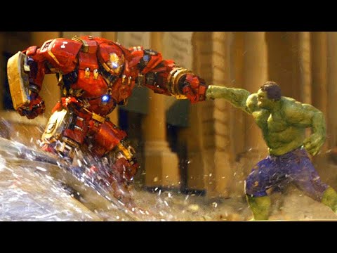 Hulk vs Iron Man | Avengers Age of Ultron Movie scene