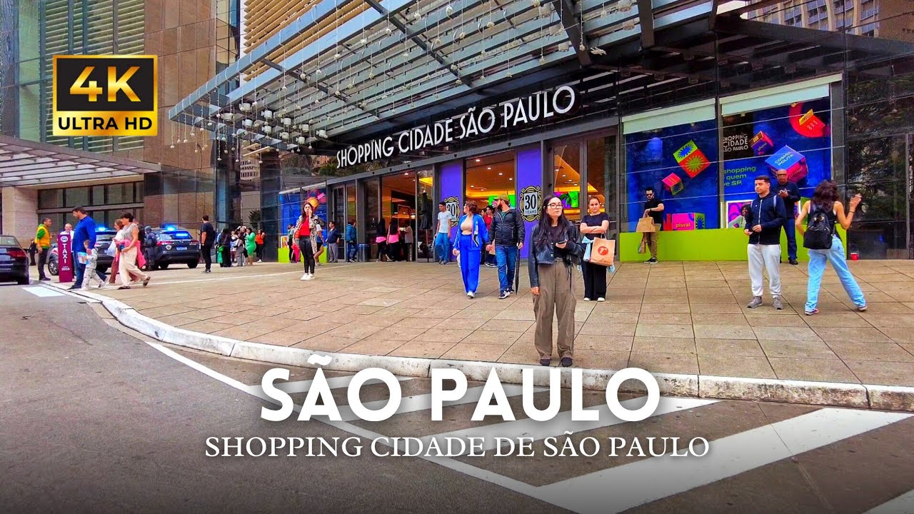 Shopping Cidade de São Paulo, São Paulo 4K