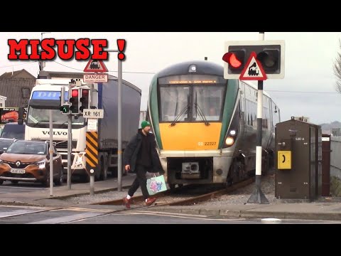 Railway Crossing Misuse - Wexford Town, Ireland