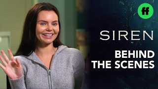 Eline Powell Becomes a Mermaid | Siren: Secrets From The Set | Freeform video