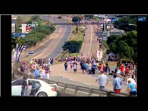 Car crash on Comrades