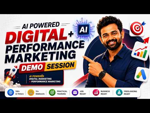 AI Powered Digital Marketing Demo Session | Best Digital Marketing Course in Telugu | AIPDMA