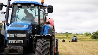 preview picture of video 'silage  2014 new holland tm 140 & 120  co roscommon'