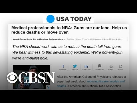#ThisIsOurLane: Doctors push back on NRA over gun debate