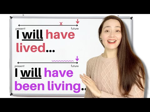 Future Perfect & Future Perfect Continuous + TEST | I will have lived OR I will have been living???