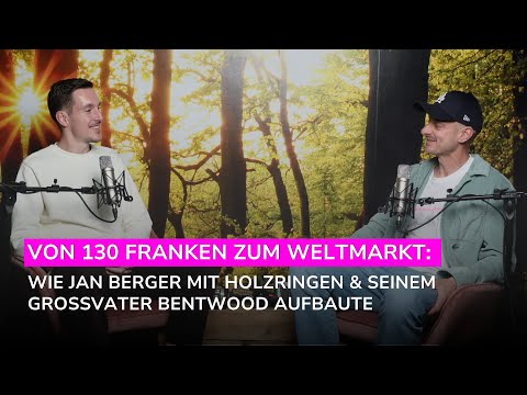 Von 130 Franken zum Weltmarkt: Wie Jan Berger mit Holzringen & seinem Grossvater Bentwood aufbaute
