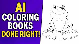 AI Coloring Books: The REAL Way! Step-by-Step with FREE Tools