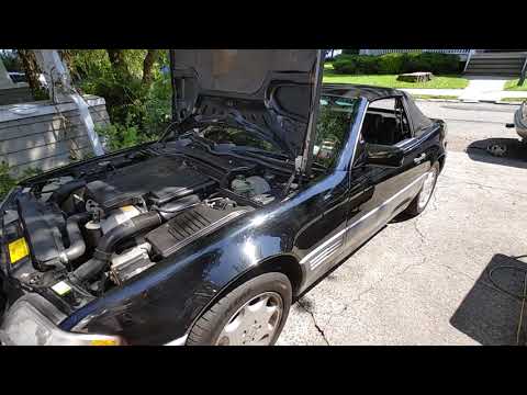 1995 Mercedes SL500 R129 AC evaporator replacement  Part 2  Disassembly
