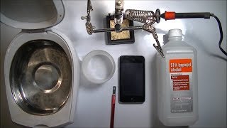 Ipod Water Damage Repair Rescue Using Ultrasonic Cleaner. How I Rescued My Water Damaged Ipod
