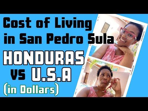 Cost of living in San Pedro Sula Honduras VS the states 2024!🇭🇳🇺🇸