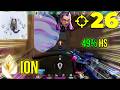 Radiant Reyna Movement 😤 Ion Drops 49% HS In Radiant Lobby on Lotus