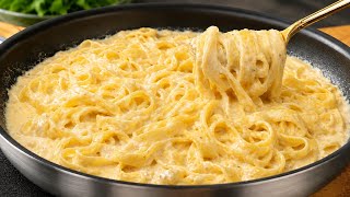 I've never eaten anything more delicious! A simple, creamy pasta recipe!