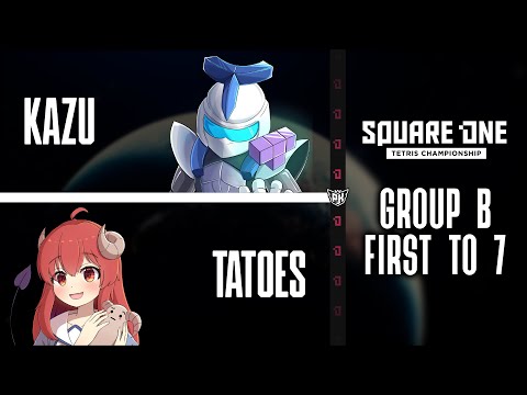 Kazu vs Tatoes - Group B - Square One Tetris Championship 2023