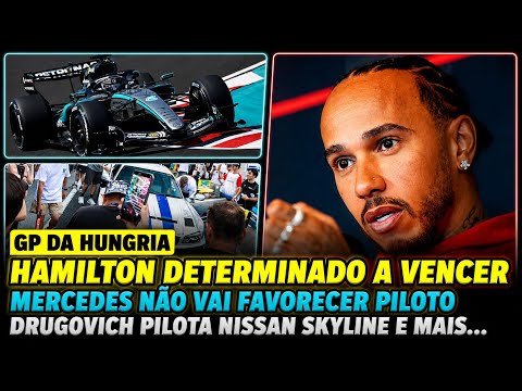 HAMILTON DETERMINADO A VENCER! MERCEDES NÃO VAI PRIORIZAR PILOTO | DRUGOVICH COM SKYLINE | F1 2026