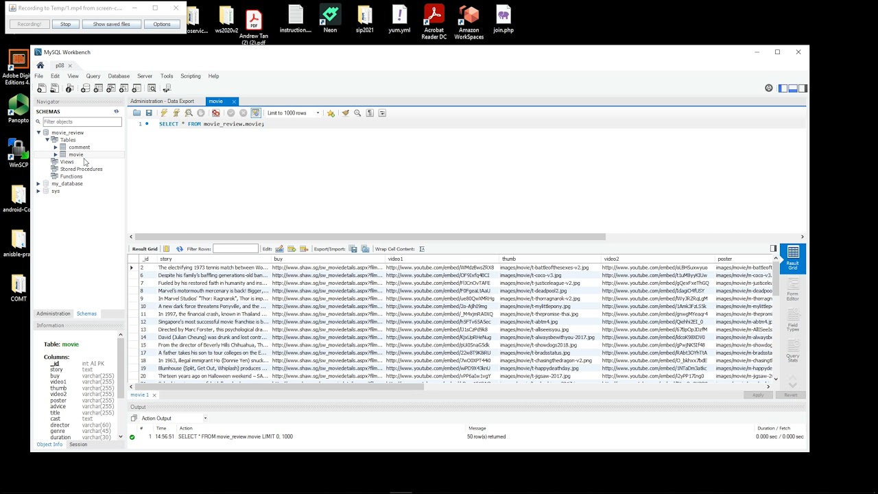 Using MySQL Workbench to backup your database