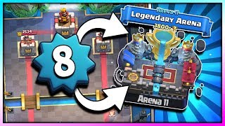 LEVEL 8 in LEGENDARY ARENA 11!? WE DID IT!! My Bes