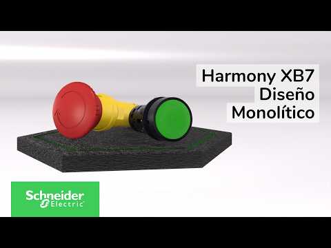 Pulsador Harmony de diseno monolitico | Schneider Electric