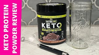 THE BEST KETO CHOCOLATE PROTEIN POWDER - review.  the best protein powder from amazon