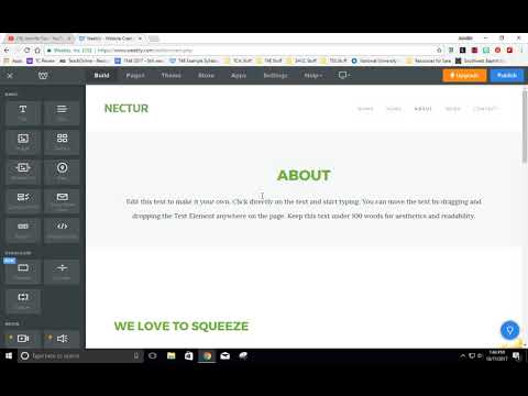 How to create About Me page