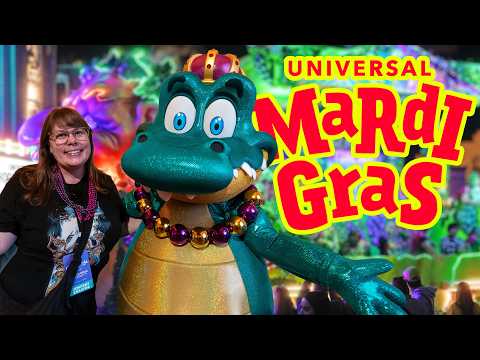 Trying Food From All Over The World At Universal Studios Mardi Gras 2026!