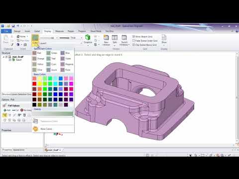 SpaceClaim User Interface Introduction