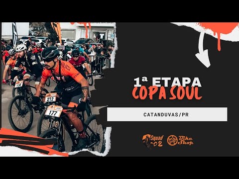 1ª ETAPA COPA SOUL DE MTB - CATANDUVAS/PR - QUEDA DURA NO PERCURSO