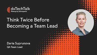 Think Twice Before Becoming a Team Lead
