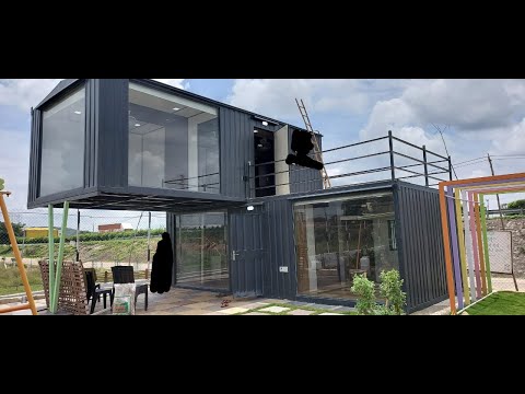 Modular stainless steel prefabricated farm houses